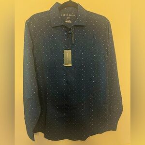 Perry Ellis men's stretch button down shirt, size Small.NWT